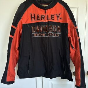 Harley-Davidson® Men's Gastone Colorblocked Riding Jacket, 3XL Black 98112-16VM